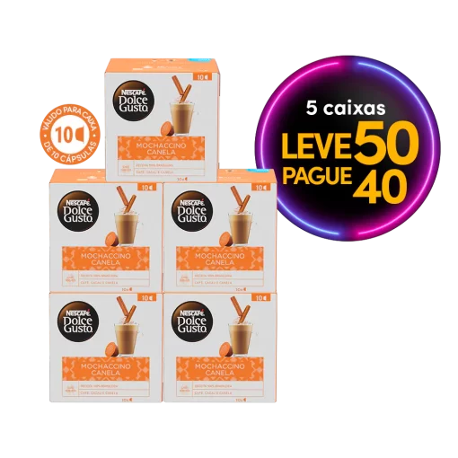COMBO MOCHACCINO CANELA LEVE 50 PAGUE 40 CÁPSULAS