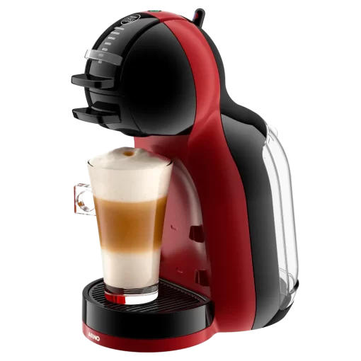Mini Me Automática Máquina de Café Vermelha e Preta - Image 3