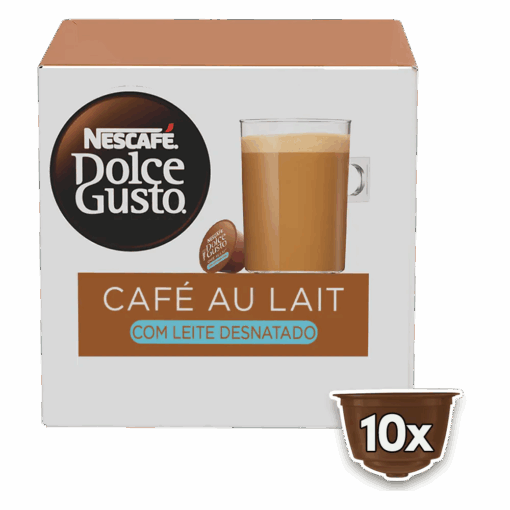 CAFÉ AU LAIT DESNATADO 10 CÁPSULAS
