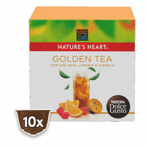 NATURE’S HEART CHA GOLDEN TEA 10 CÁPSULAS - Image 2